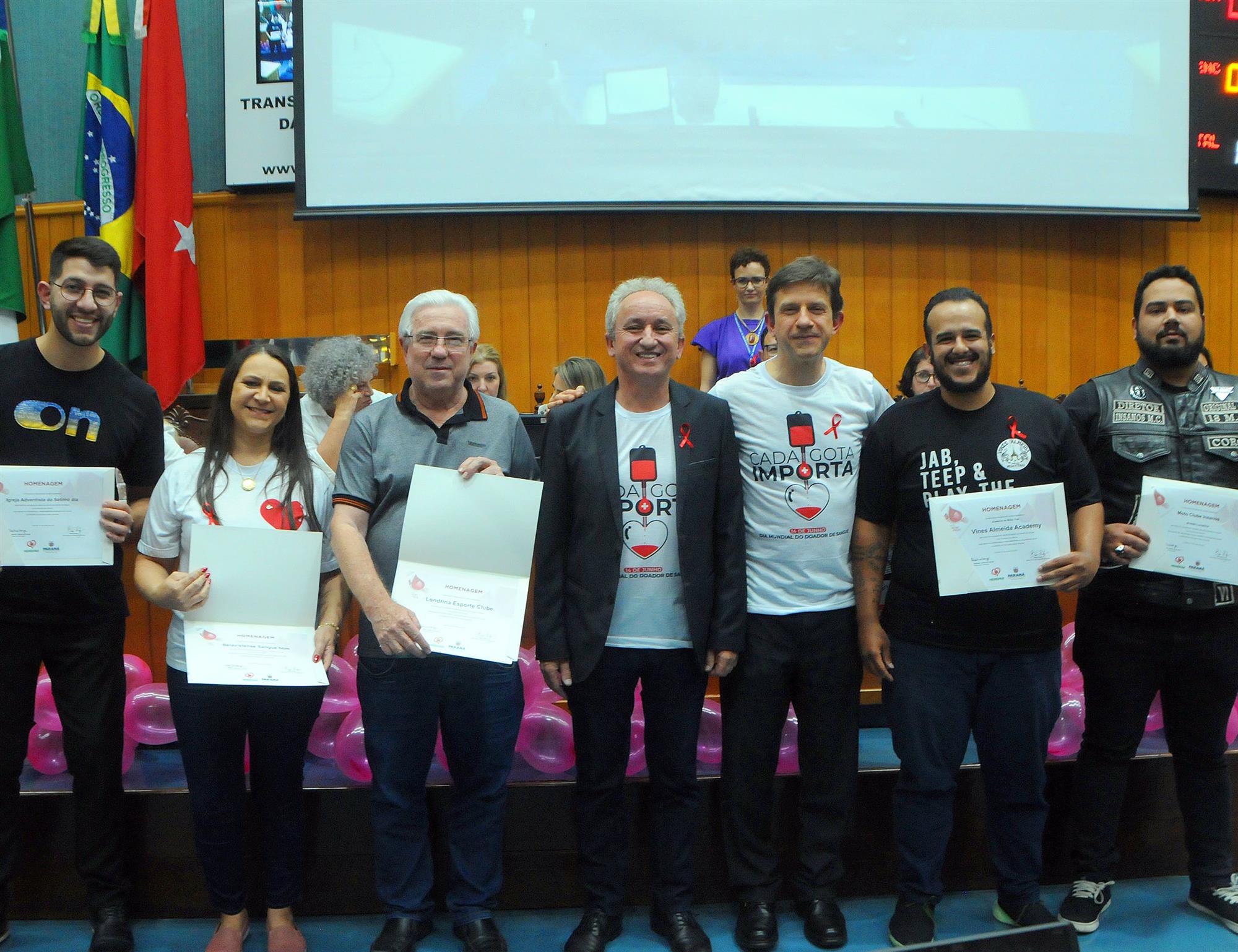 Londrina recebe homenagem do Hemocentro e Câmara de Vereadores